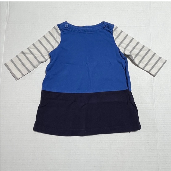 Baby Gap long sleeve color block dress 3-6m - Picture 4 of 6